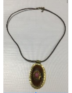 Collar Cuero Tibet